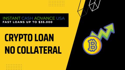 get crypto loan without collateral